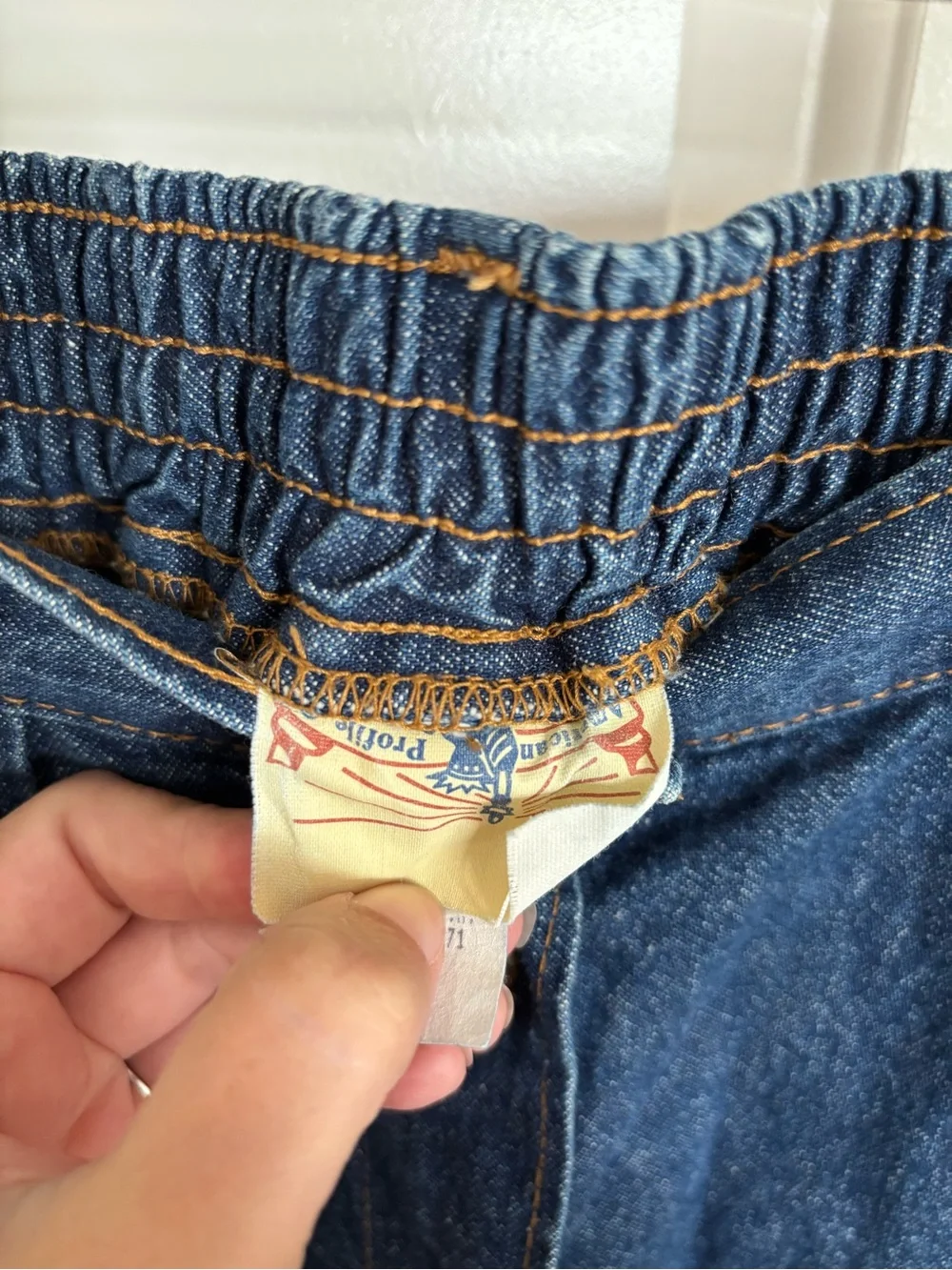 Vintage American Profile Jean Skirt